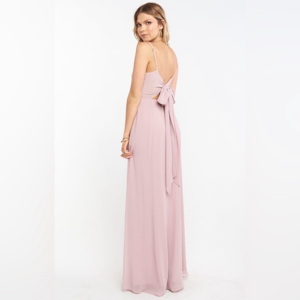 Show Me Your MuMu Lauren Tie Back Maxi Dress